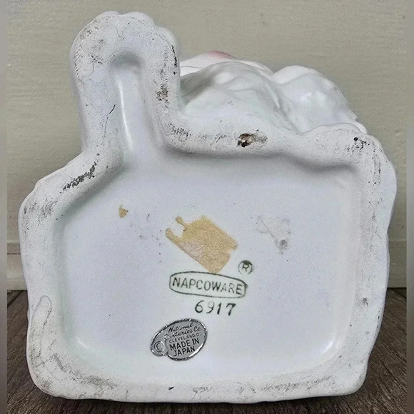 Sweet Vintage Napcoware Napco White Cat Planter 6917 - Picture 12 of 12